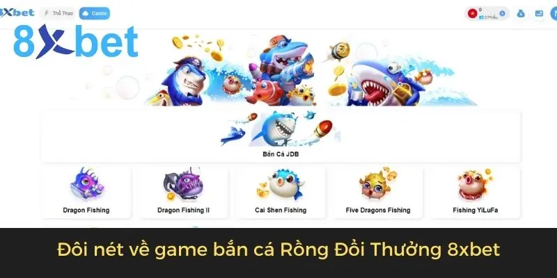 Game Bắn Cá Rồng Đổi Thưởng - Bắn Là Trúng Thưởng Lớn Đôi nét về game bắn cá rồng đổi thưởng 8xbet