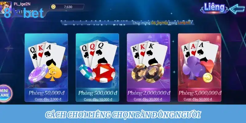 Hướng dẫn cách chơi Liêng đơn giản, dễ hiểu cho người mới chơi Người chơi ít kinh nghiệm nên chọn các bàn Liêng đông người